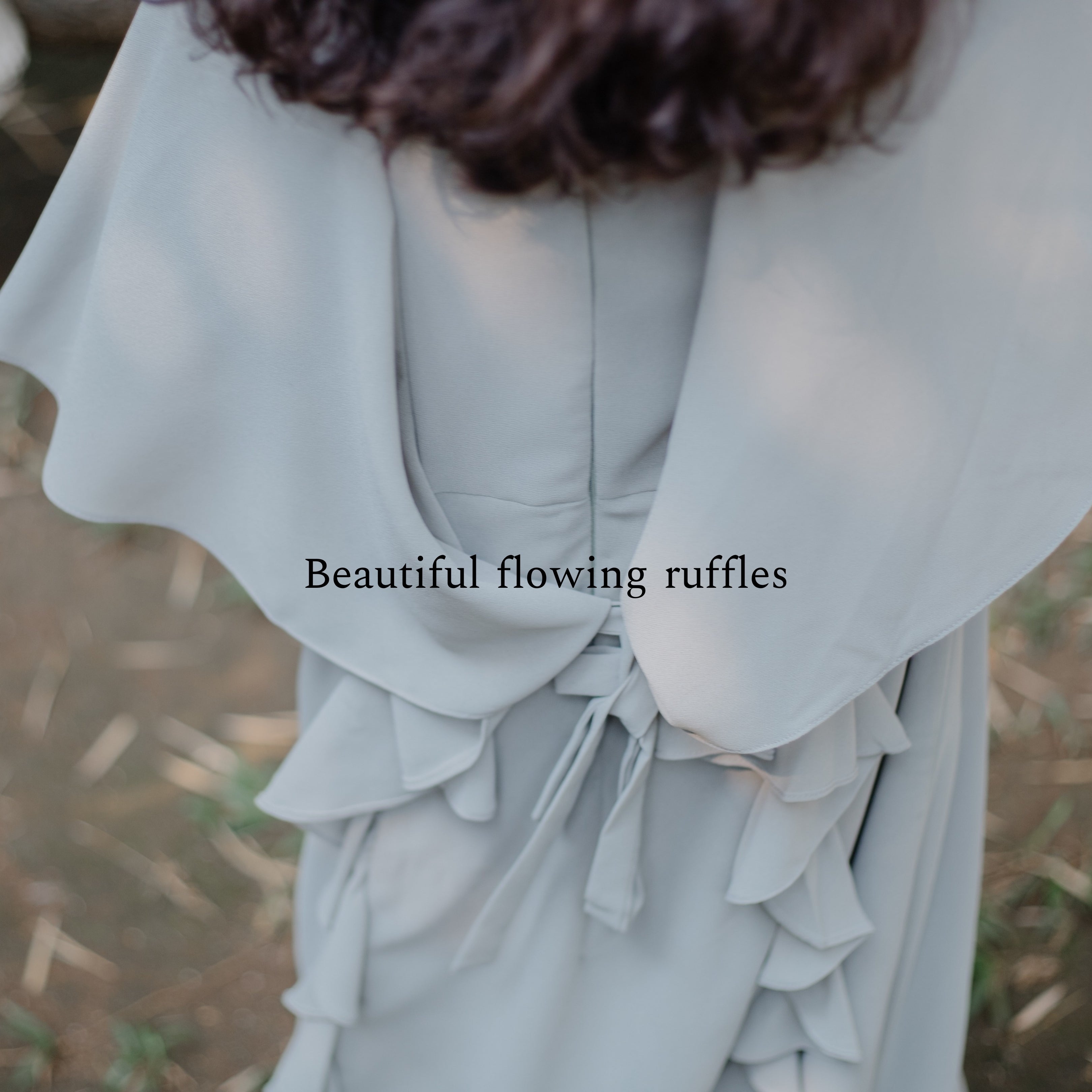 Anneliese Modest Girls Chiffon Dress set